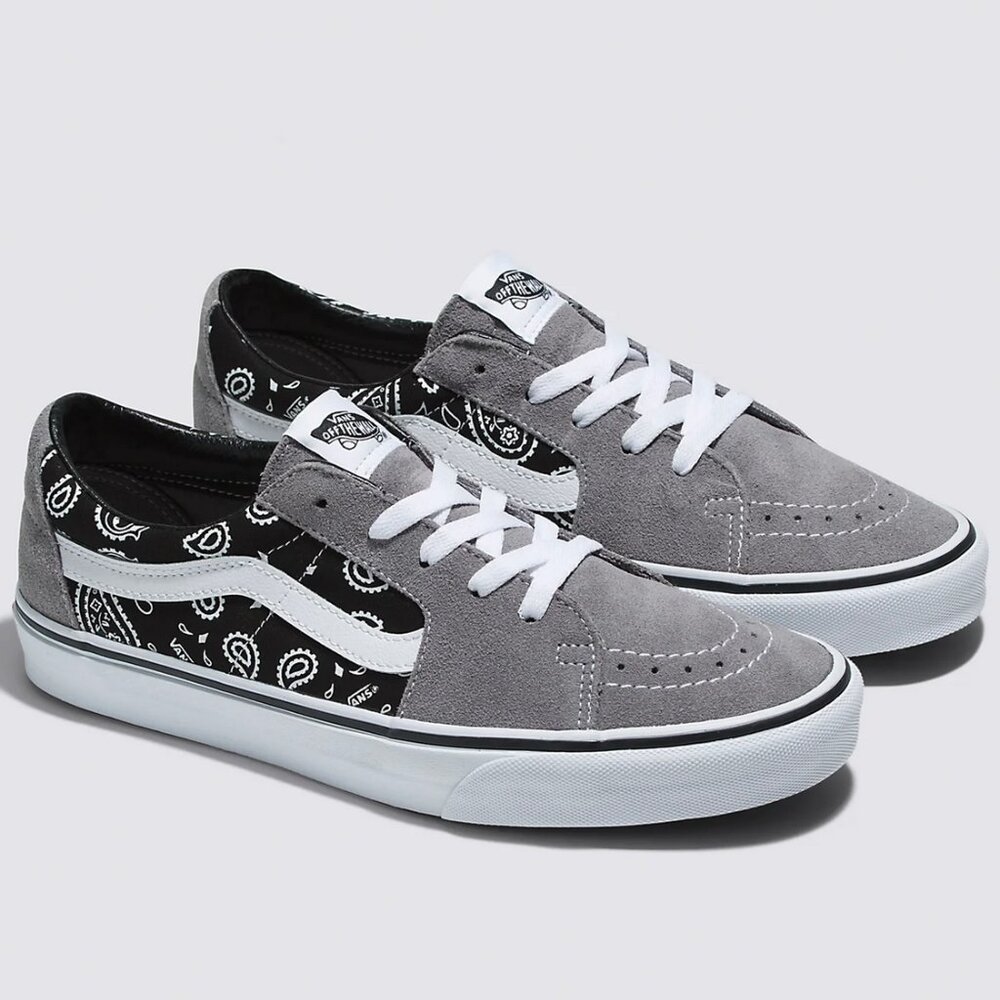 Vans | Sk8 Low Paisley Grey/True White